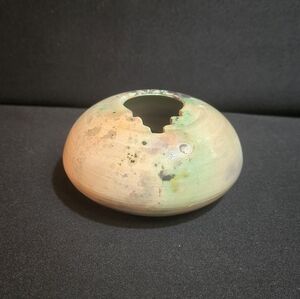 Studio Pitfire Matte Finish Pottery Bowl Signed Holmes.